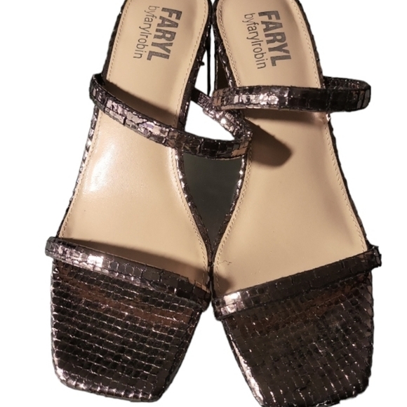 FARYL by Farylrobin Analisa Pewter Metallic 8 M - Picture 1 of 8